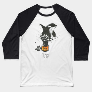 Ink orca Baseball T-Shirt